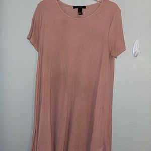 Salmon Colored T Shirt Dress